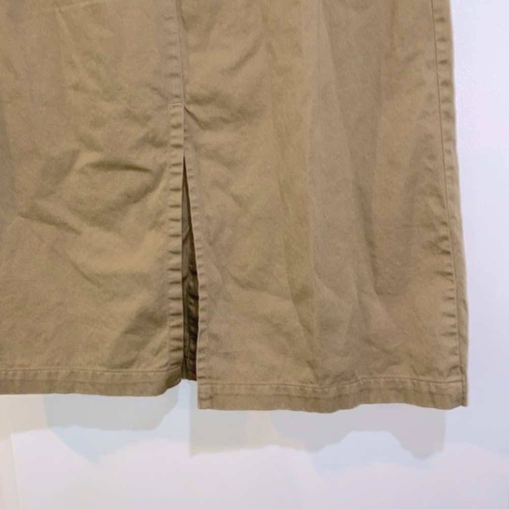 Vintage khaki cotton skirt size 10 - Picture 6 of 7